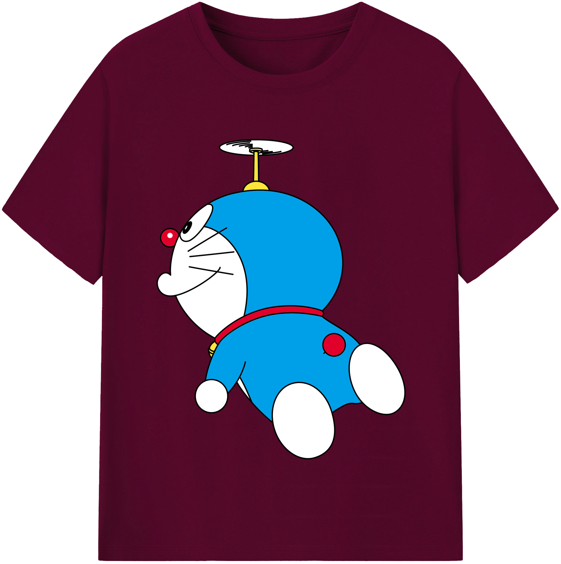 （画像用） ドラえもん Doraemon レディースカジュアルプリントTシャツ（綿100％）
